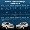 Floor Mats & Cargo Liner Compatible with Ford Edge 2007-2014