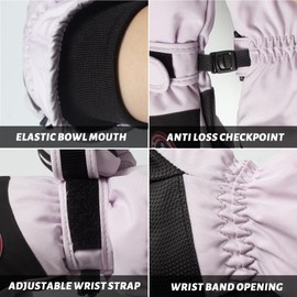 RIGWARL Winter Cycling Gloves Warm Gloves for Cold Weather Touch Screen Gloves Driving Windproof and Waterproof Thermal Gloves for Men Women