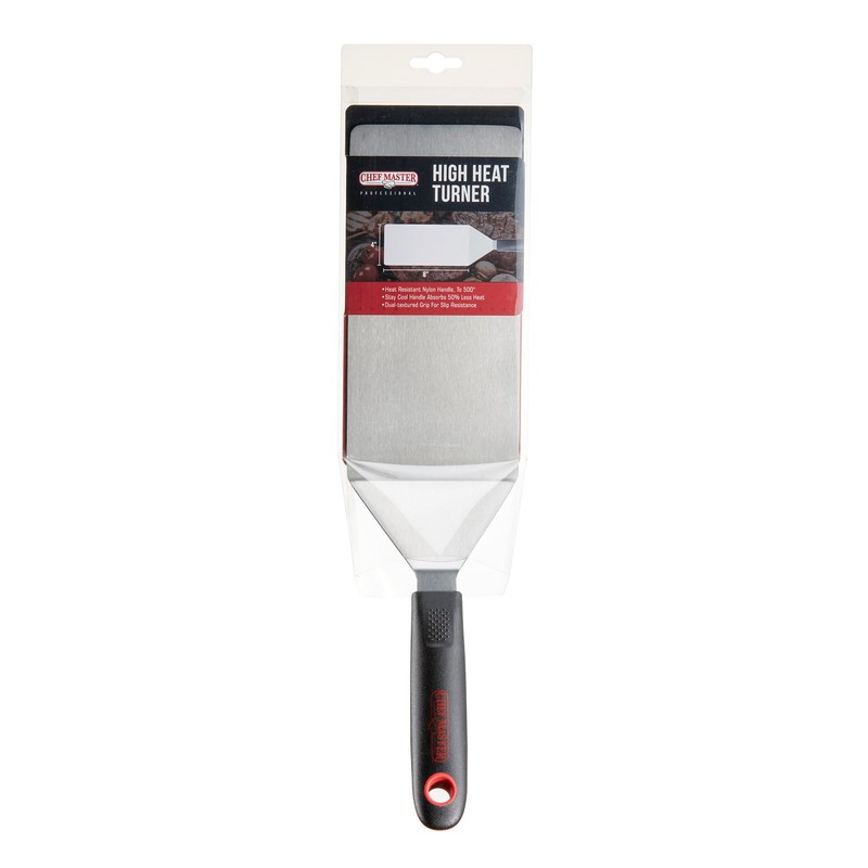Chef Master 90280 High Heat Turner Spatula, 8" x 4"