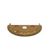 Bourbon Cork Display Half Moon Shape With Light and Glass