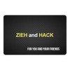 ZIEH and HACK Design Card in Carbon Look in Credit