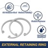 PATIKIL 68mm ID Internal Retaining Rings, 2 Pcs E-Clip Snap