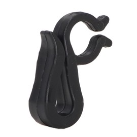 Fdit Reusable Christmas Light Clips, Hardware Hooks Gutter Light Clips Outdoor for Party Festival Christmas 120 Pcs (Black)