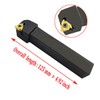 ASZLBYM 3/4" Lathe Tool Threading Insert Turning Tool Holder SER2020K16