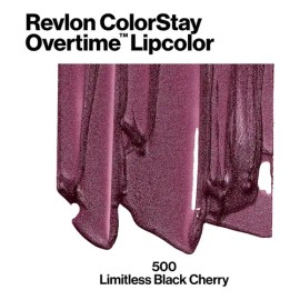 Labial Líquido Cs Overtime Lipcolor Tono Black Cherry Acabado Gloss Color Limitless black cherry                                                      
