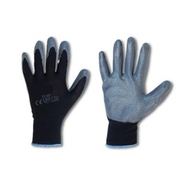 bricoleva.it Work Gloves - Cut Resistant and Abrasion Resistant Protective Gloves - PU Nylon, High Quality for Construction, Industrial, DIY, Agriculture (Vix, Size 9 - L, 1 Pair)