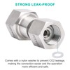 GRYVOZE CGA-320 to CGA-580 Adapter, CO2 to Argon Tank Adaptor