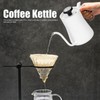 Coffee Pot 650ml Stainless Steel Long Narrow Spout Coffee Kettle