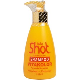 Shampoo para Cabello Teñido Vitakolor con Colágeno, Protección UV, Prolonga el Color del Tinte por más Tiempo, Hidrata y Limpia en Profundidad, Proporciona Brillo y Sedosidad, 250ml.