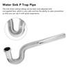 Brass Flexible P Trap Pipe Corrugated Decorative No Odor Bendable