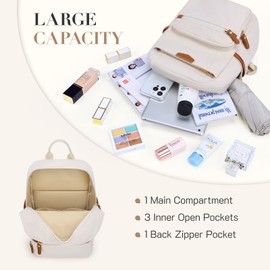 Missnine Mini Backpack Women Small Backpack Purse Cute Bookbag Casual Canvas Daypacks for Daily Dating