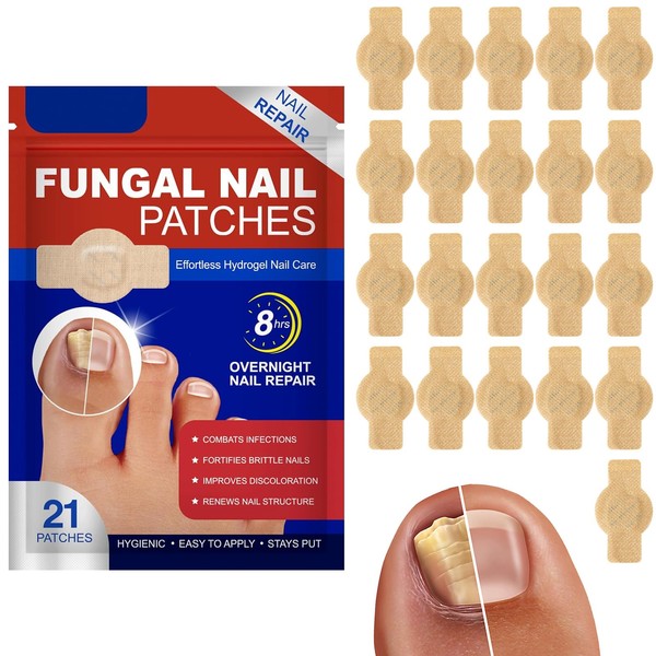 Xumann 8 Hours Fungal Nail Patches, 21 Pcs Multi Purpose