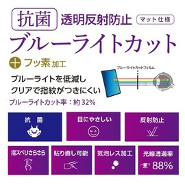 Digio2 TBF-FRN116FLGBC Free-Cut 11.6 Inch Screen Protector Film Anti-Glare Blue Light Cut