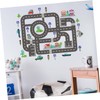 2 Sheets Car Track Stickers Kids Wallpaper Peel and Stick