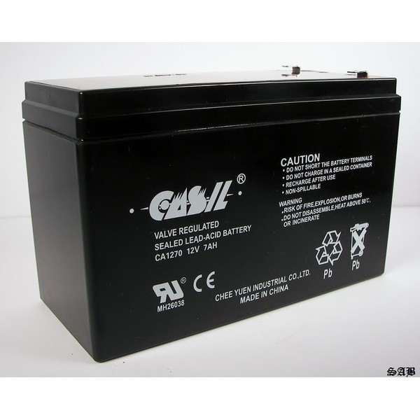 CASIL 12V 7AH CA1270 Sealed Lead Acid Battery for UPS and Alarm Systems