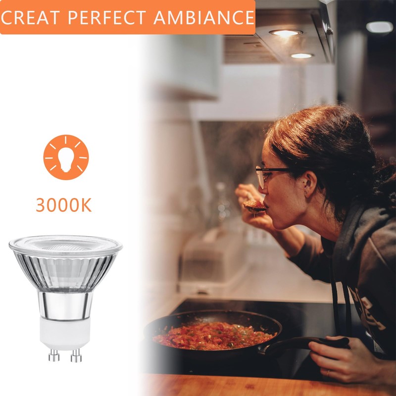 LED GU10 Range Hood Light Bulbs, LED Stove Appliance Light