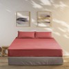mixinni 100% Long Staple Natural Cotton Soft Solid Coral Fitted