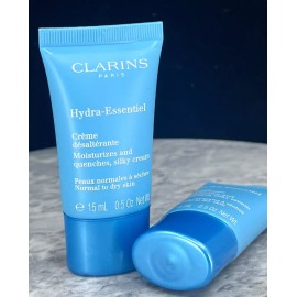 Clarins Hydra Essentiel Moisturizer-0.5 oz (Lot of 2)-NEW & BOXLESS