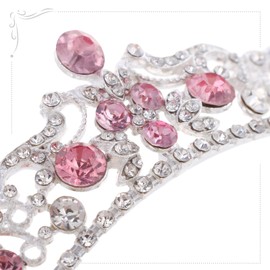 Freie Liebe Queen Crown and Tiaras for Women Rhinestone Princess Crown Bridal Headpieces Hair Accessories for Wedding, Birthday, Party