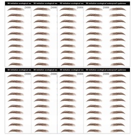 U-Shinein Eyebrow Tashel 6D Eyebrow Dressing Eyebrow Paste Eyebrow Waterproof Eyebrow Tattoo Sticker Natural Eyebrow Stamp No Fall Natural Eyebrow Seal Transparent Eyebrow Tattoo Lasting Eyebrow