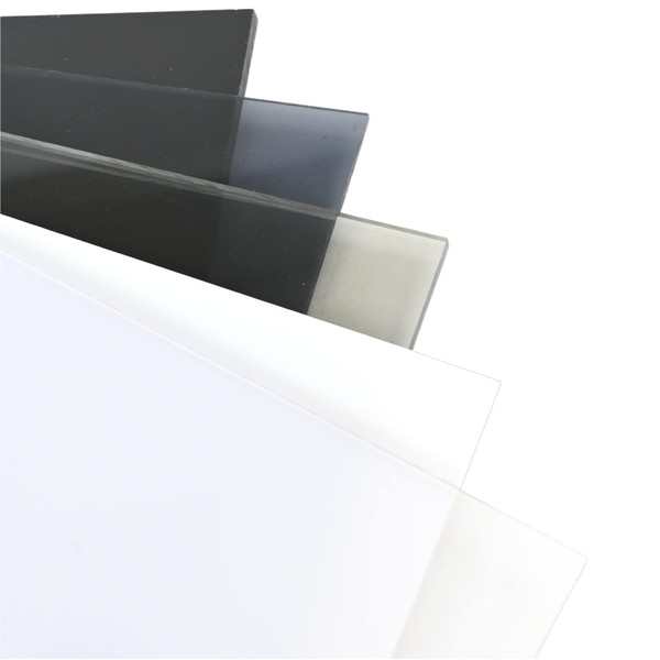 BuyPlastic Polycarbonate Plastic Sheet - Clear, 1/8" x 18" x