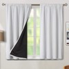 BGment Thermal Insulated 100% Blackout Curtains for Bedroom with Black