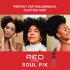 Red by Kiss Soul Pik Afro Comb, Scalp-Safe Skin Friendly