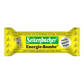 Seitenbacher Riegel Energiebombe I Mandeln I Honig I glutenfrei I (1 x 50 g)