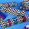 LaRibbons Race Car Reversible Wrapping Paper Mini Roll, Race Track