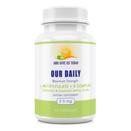 Our Daily Vites L-metilfolato Complejo B Vitaminas 60 Cpsulas Energa
