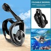 IGGDOQI 180°Full Face Snorkel Mask, Diving Mask, Professional Snorkel Set,