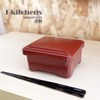 J-Kitchens Unaju Large Box, Mini Bowl, Jigin Shunai Vermilion, Eel