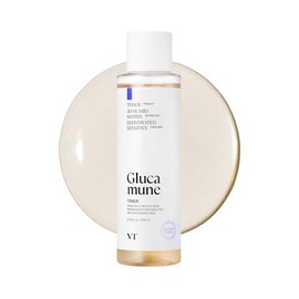 VT COSMETICS Glucamune Facial Toner with Snow Mushroom, Hydrating & Soothing for Dry, Sensitive, and Combination Skin, Vegan Toner, Fragrance-Free, Korean Skincare (6.76 fl. oz.)