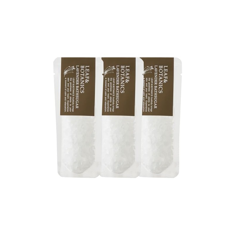Leaf & Botanics Bath Sugar Lavender Set of 3
