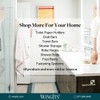 WingIts Modern Elegance Single Toilet Paper Holder, Polished Stainless Steel,
