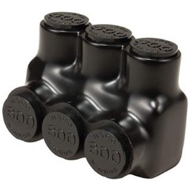 Ilsco PBTS-3-1/0 Insul AL MECH (3) 1/0-14 SGL TUL CSA, Silver