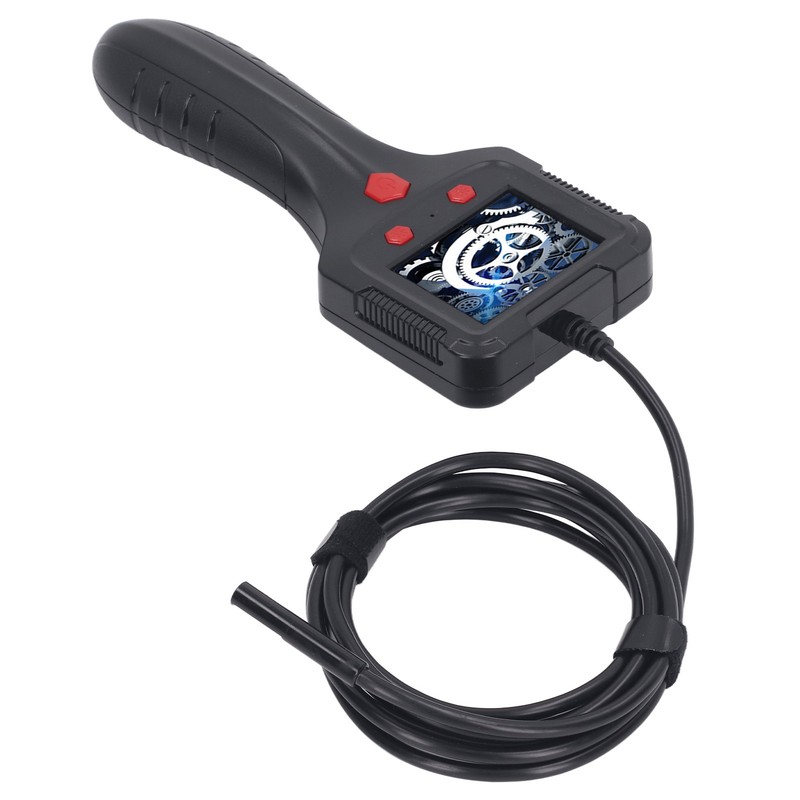 2.4in Screen Industrial Endoscope 8mm Dia Waterproof Lens Borescope Camera