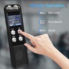 136GB Digital Voice Recorder: Voice Activated Recorders with Playback, Audio