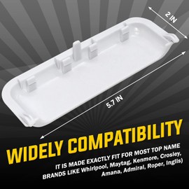 Seentech Unbreakable W10861225 Dryer Door Handle - Compatible with Whirlpool Kenmore Dryer – Replace: AP5999398 W10861225VP W10714516 PS11731583 (Pack 1)