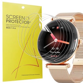Blueshaweu Screen Protector Compatible with Hwagol Smartwatch Women's 1.43 Inch S1, HD Clear Flexible TPU Screen Protector [Pack of 6] Compatible with Hwagol S1 Smartwatch (Transparent)
