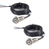hiBCTR 2pcs NJK-5002C Hall Effect Proximity Switch: NPN 3-Wire Normally