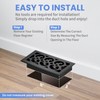 Howeall 4x8 Inches 2 Pack Heavy Duty Walkable Floor Register