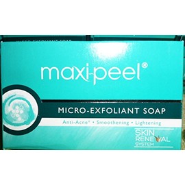 Maxi Peel Papaya Expoliant Soap Blemish Removal Smoothening Whitening 125 g Product of the Philippines by Maxi