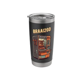Braai 2 Go Express Vending Machine Funny Vintage Afrikaans Stainless Steel Insulated Tumbler