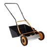 14" Hand Push Lawn Mower, 2-in-1 Portable Push Lawn Mower