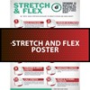 Stretch & Flex Poster Exercise for Workplace Guide Employees Employers