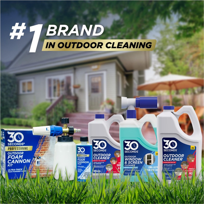 30 SECONDS Foam Cannon Kit – Pressure Washer Sprayer +