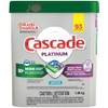 Cascade Platinum ActionPacs Dishwasher Detergent with Dawn, Fresh Scent -