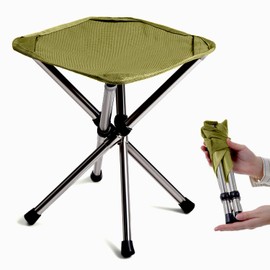 TCEVO Outdoor Chair, Lightweight, Compact, Folding Chair, Load Capacity 264.4 lbs (120 kg) (Pistachio Green)
