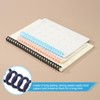PATIKIL 12mm(1/2") Plastic Spiral Binding Coils, 50 Pcs Binding Spirals